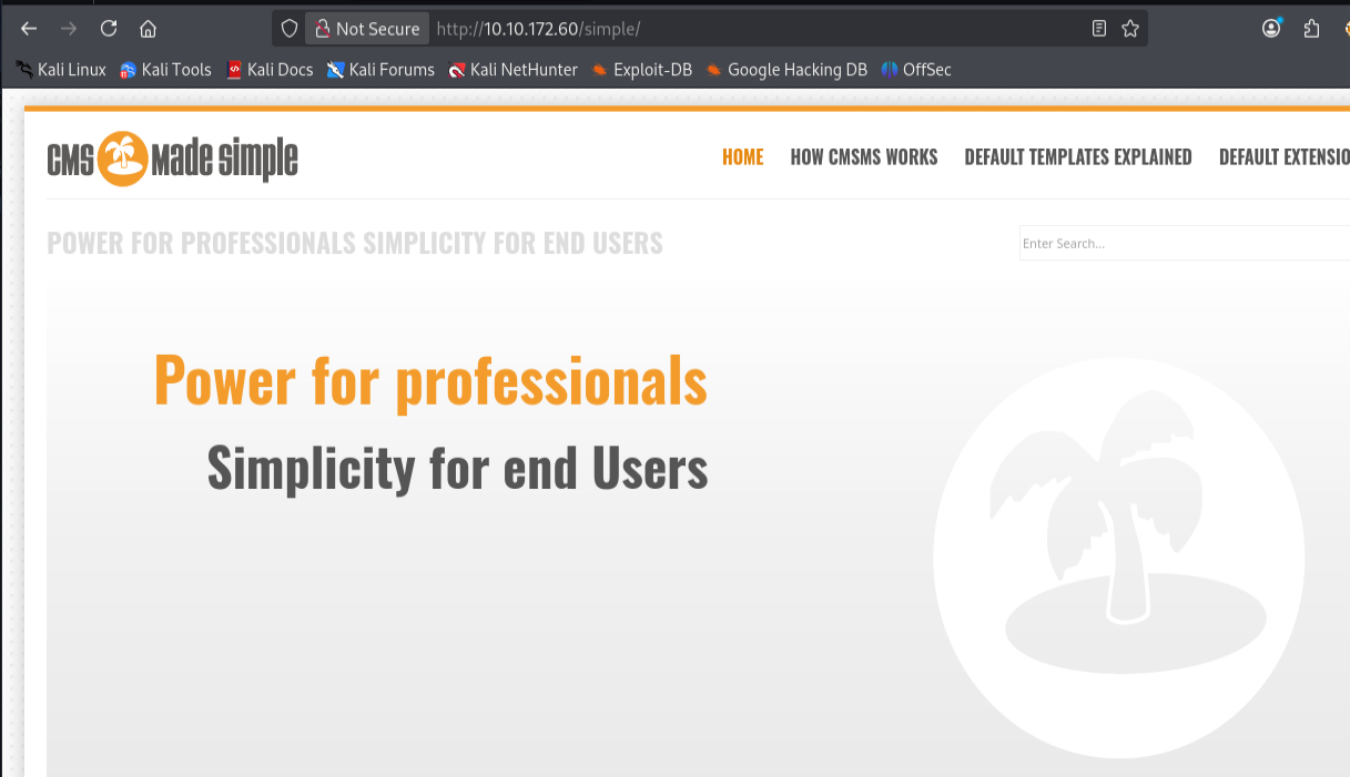 CMS Made Simple version